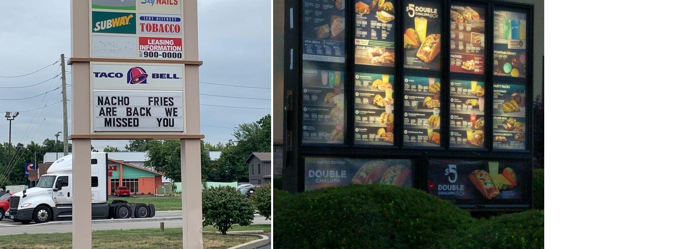 Taco Bell Menu