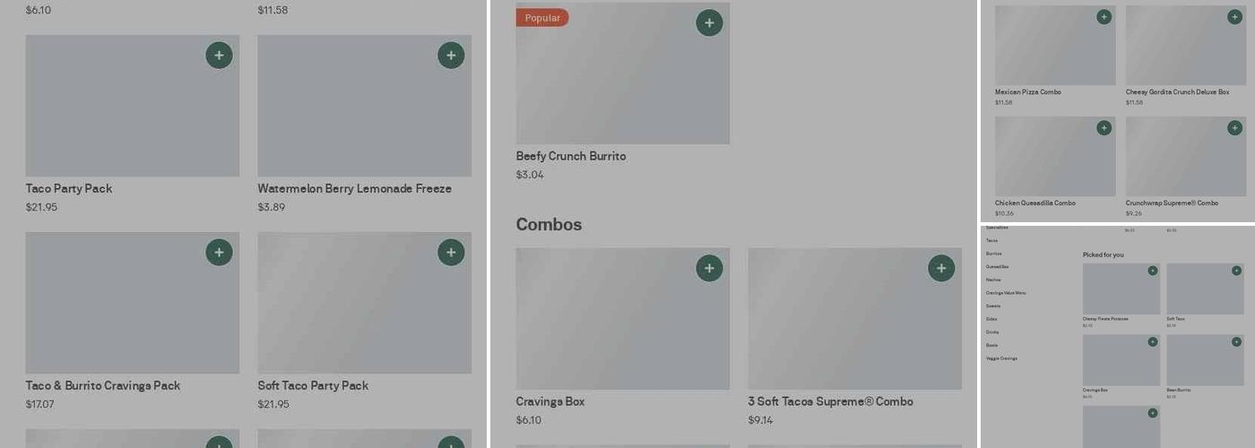 Taco Bell Menu
