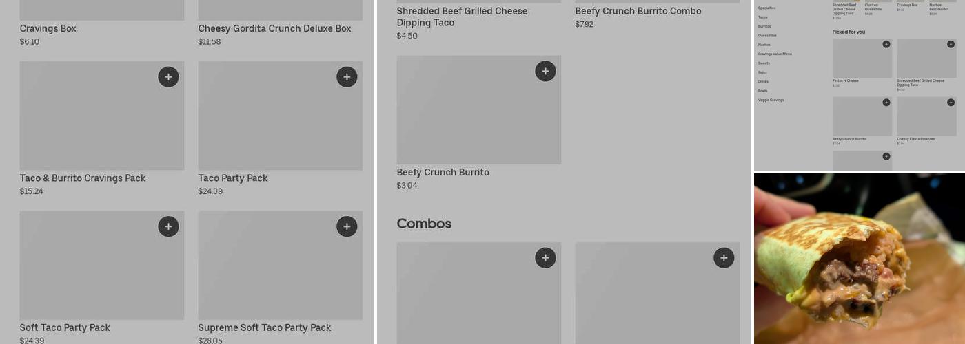 Taco Bell Menu