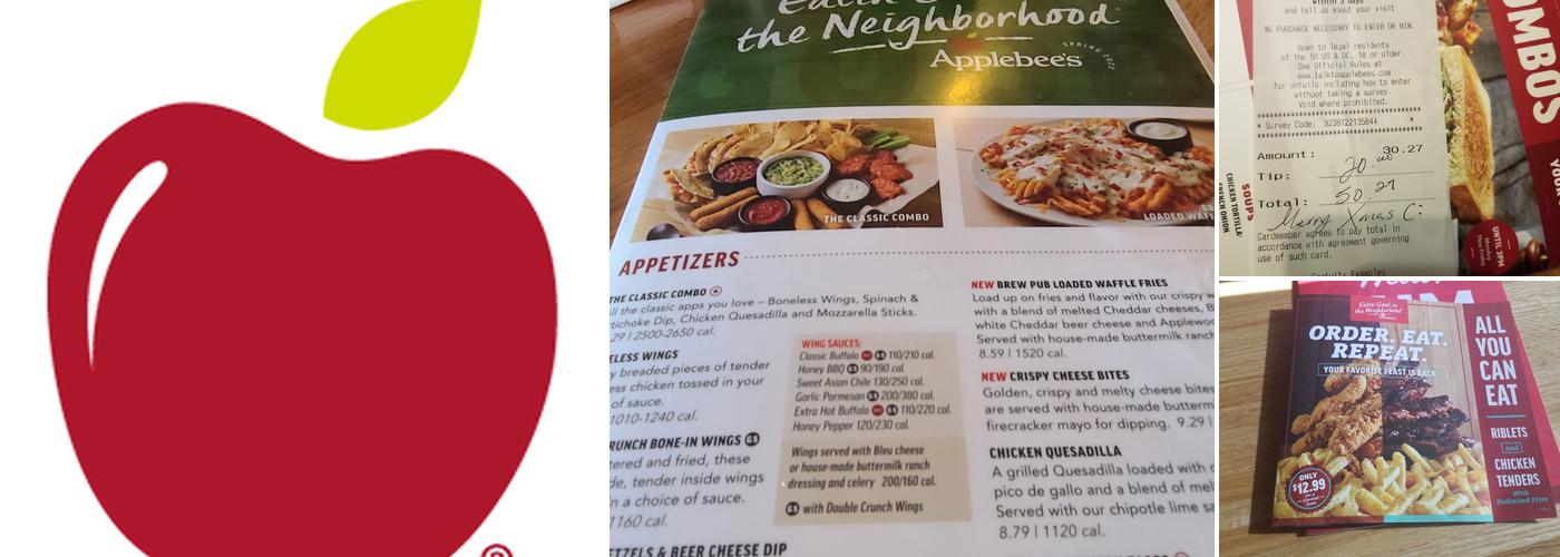 Applebee's grill + bar Menu
