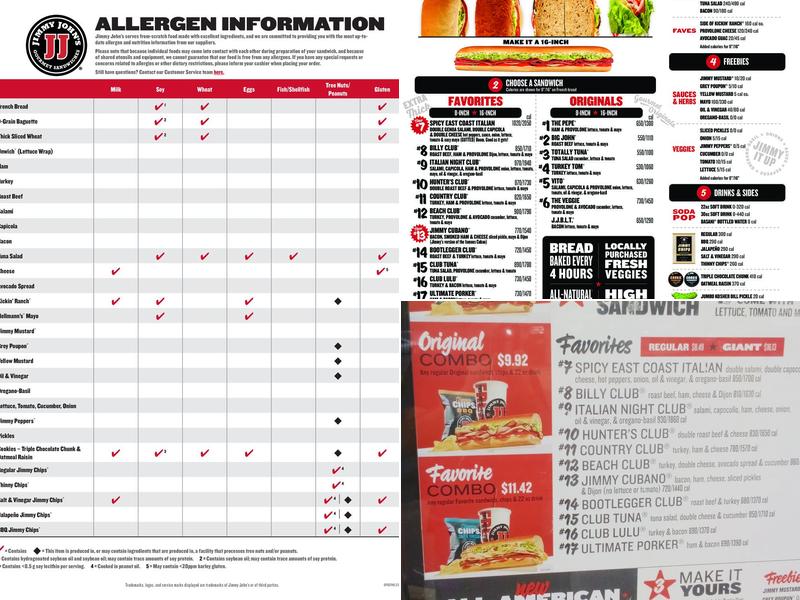 Jimmy John's Menu