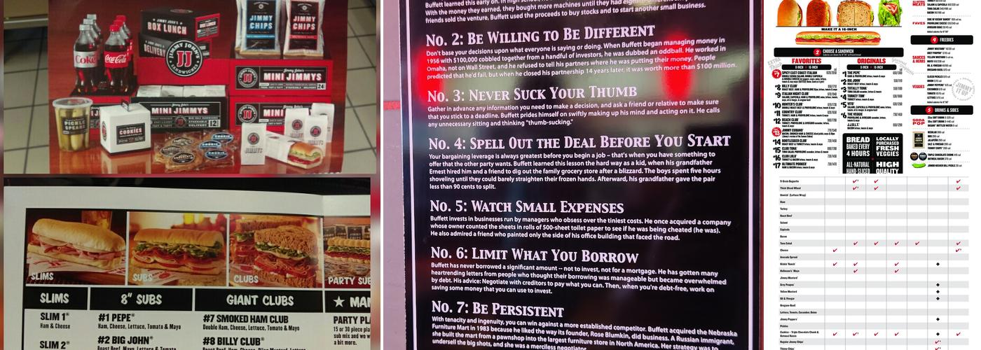 Jimmy John's Menu