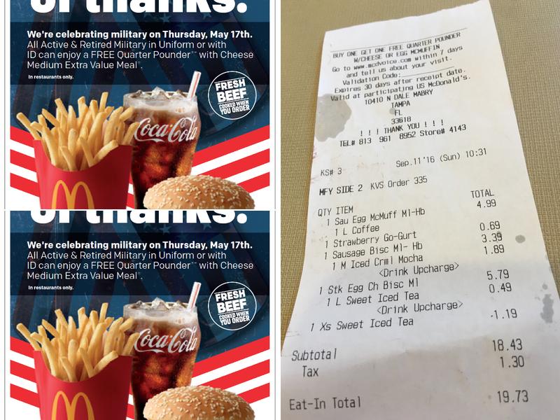 McDonald's Menu