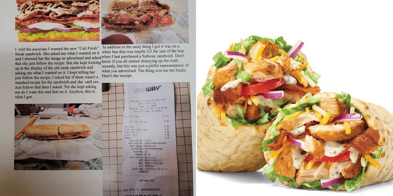 Subway Menu