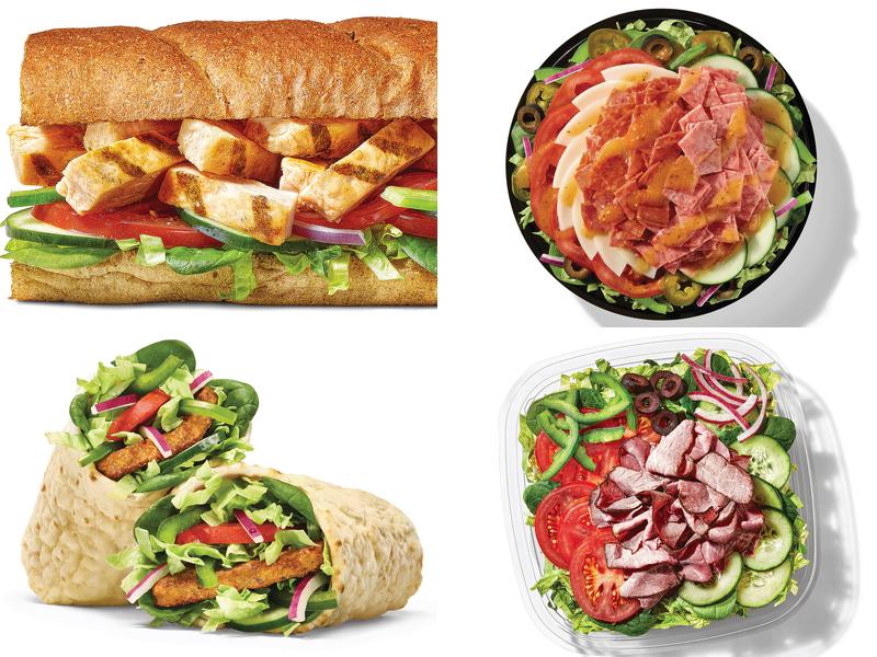 Subway Menu