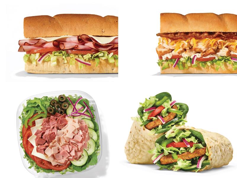 Subway Menu
