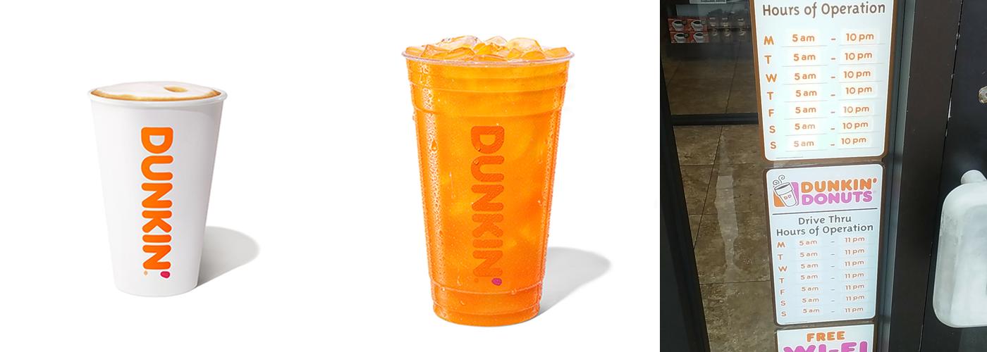 Dunkin' Menu
