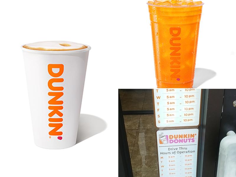 Dunkin' Menu