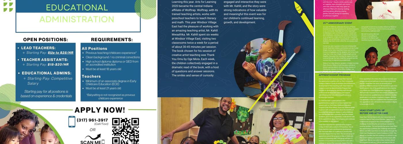 Family Development Services Inc Menu