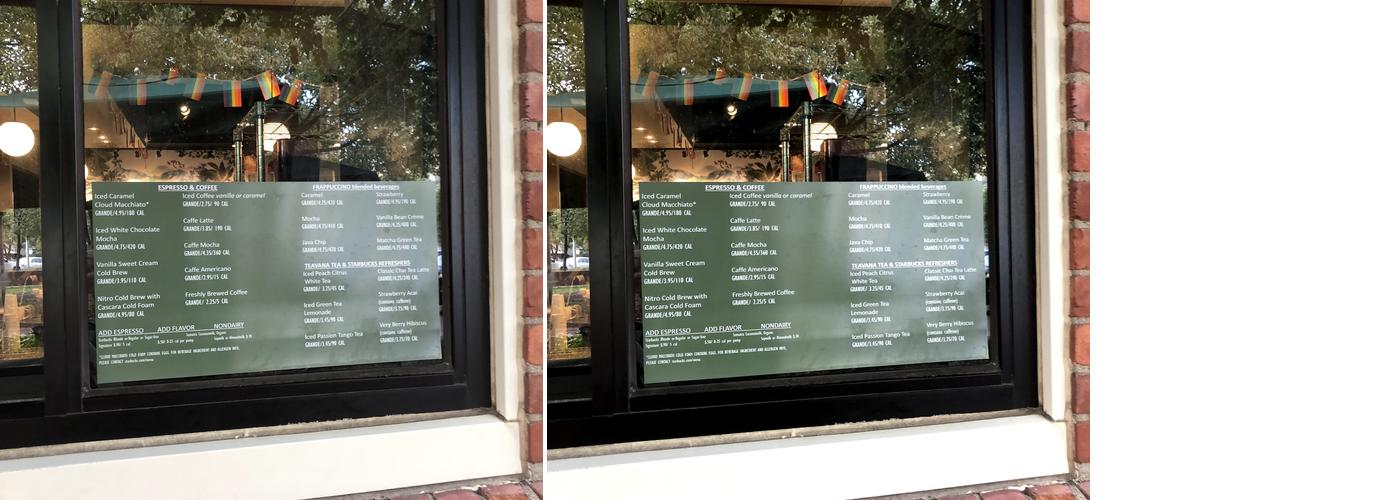 Starbucks Coffee Company Menu