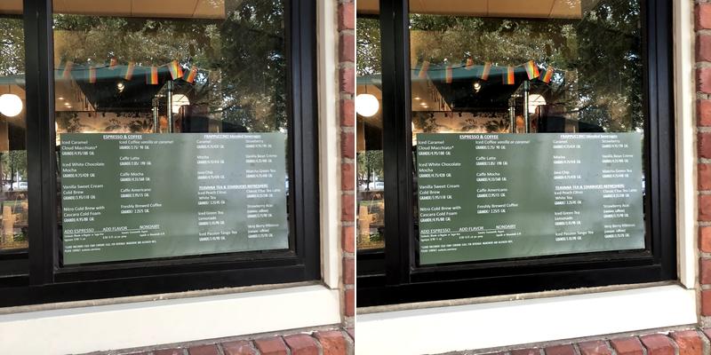 Starbucks Menu