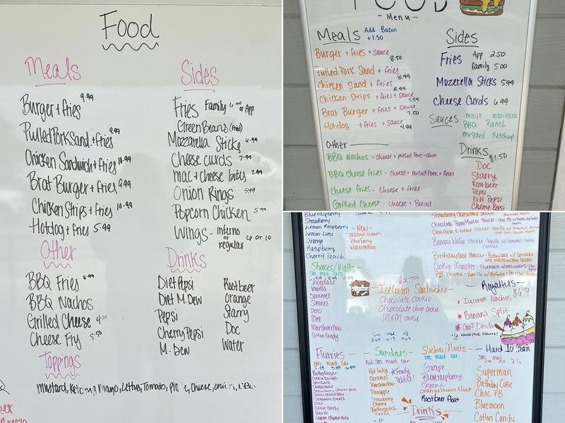 DeWaele’s Ice Box Walnut Menu