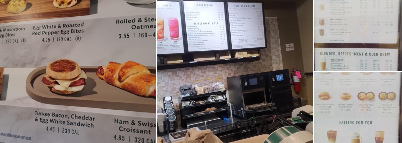 Starbucks Menu
