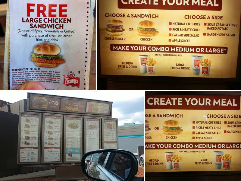 Wendy's Menu