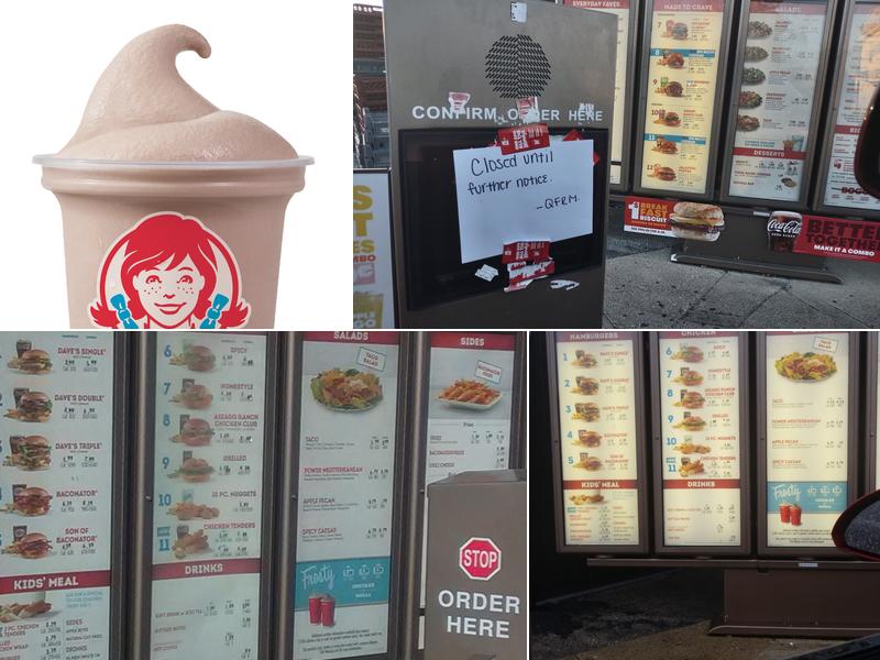 Wendy's Menu