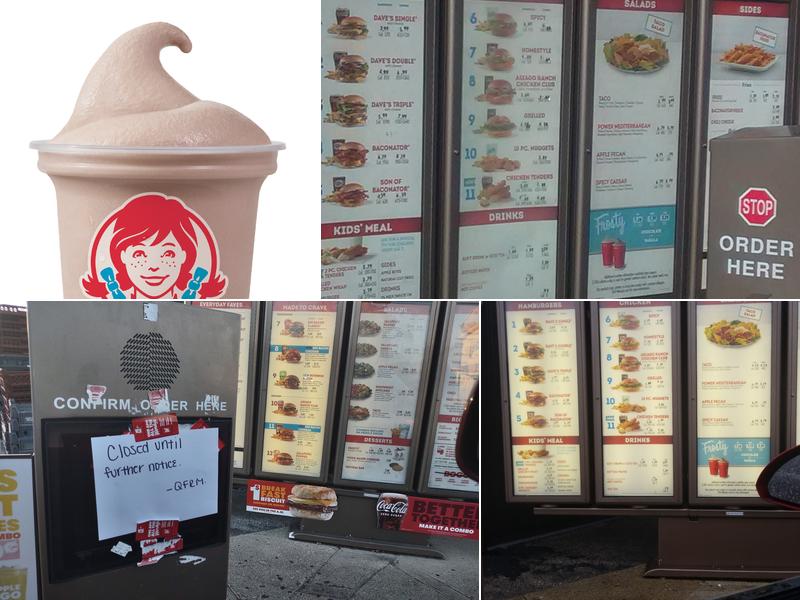 Wendy's Menu