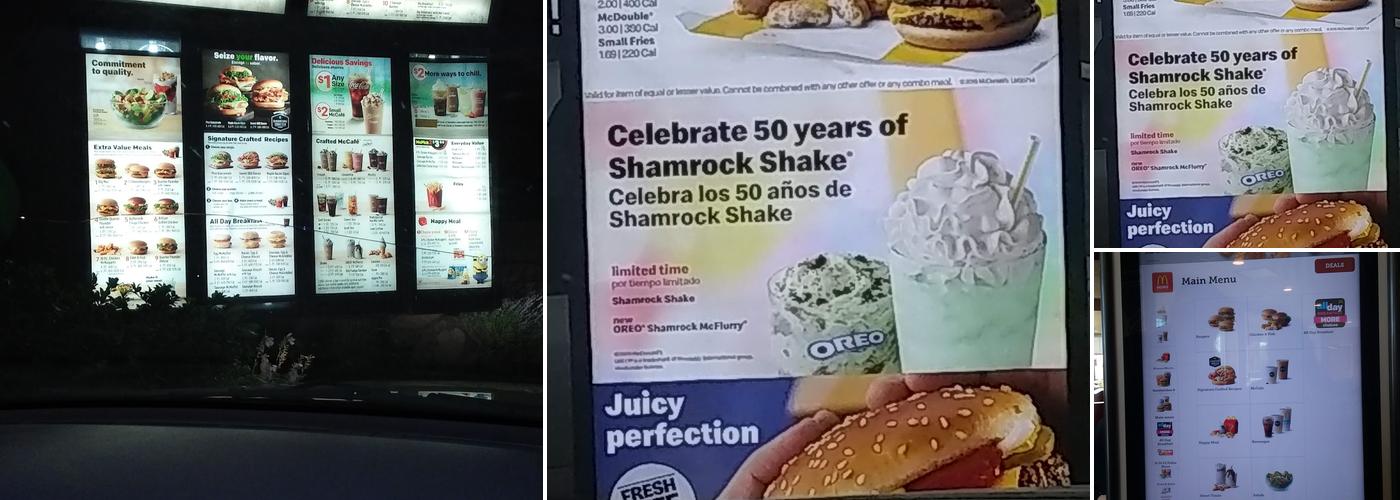 McDonald's Menu