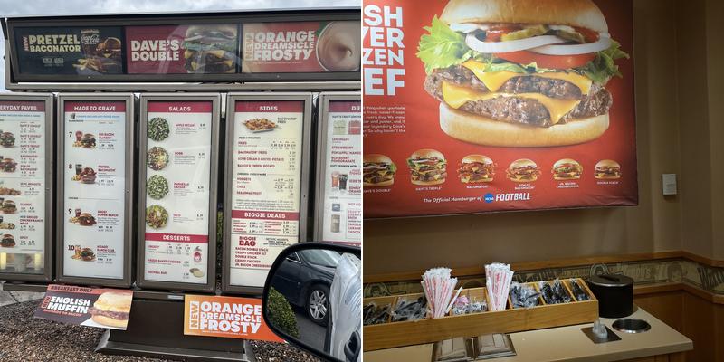 Wendy's Menu