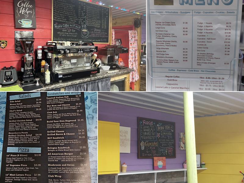 Dale Hollow Sweets Menu