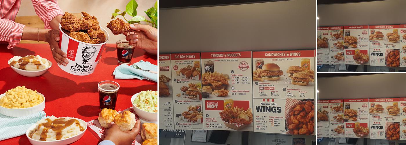KFC Menu