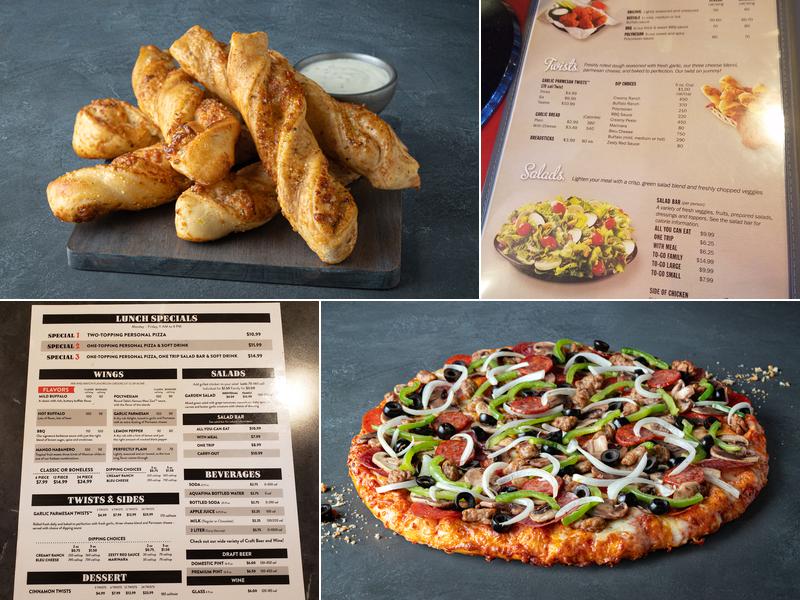 Round Table Pizza Menu