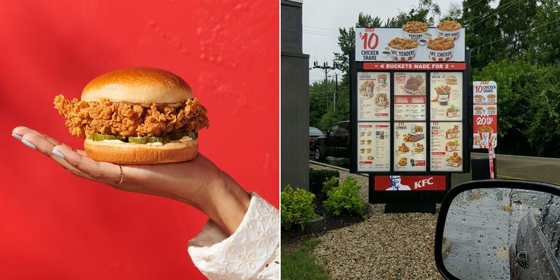 KFC Menu