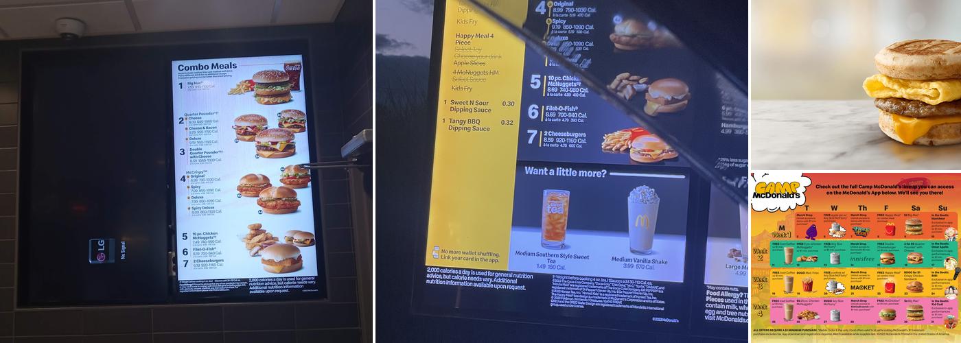 McDonald's Menu