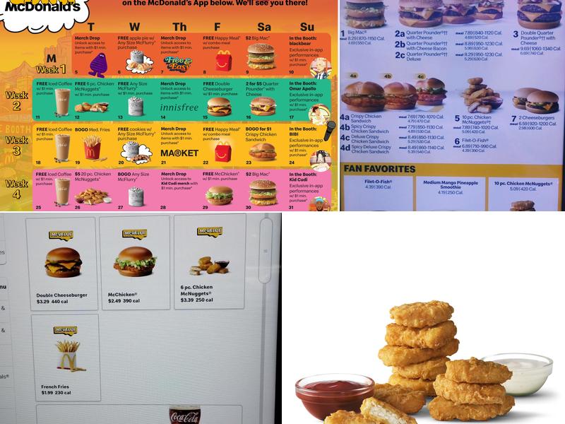 McDonald's Menu