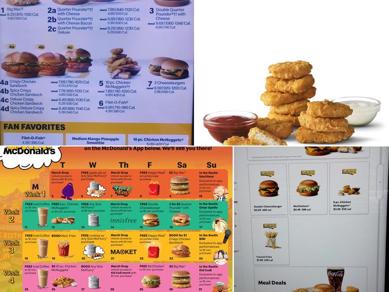 McDonald's Menu