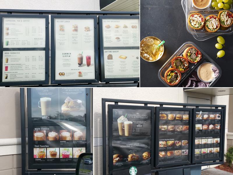 Starbucks Menu