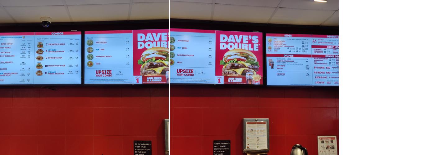 Wendy's Menu