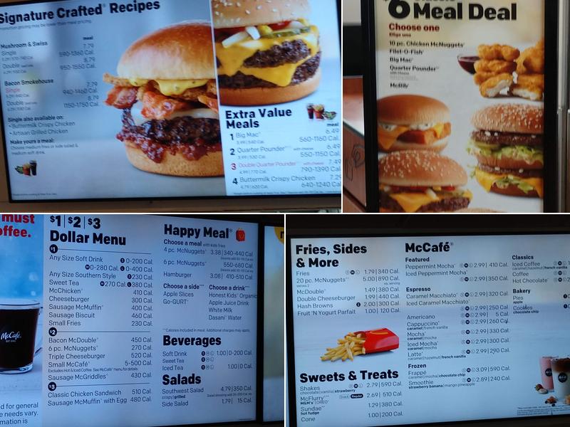 McDonald's Menu