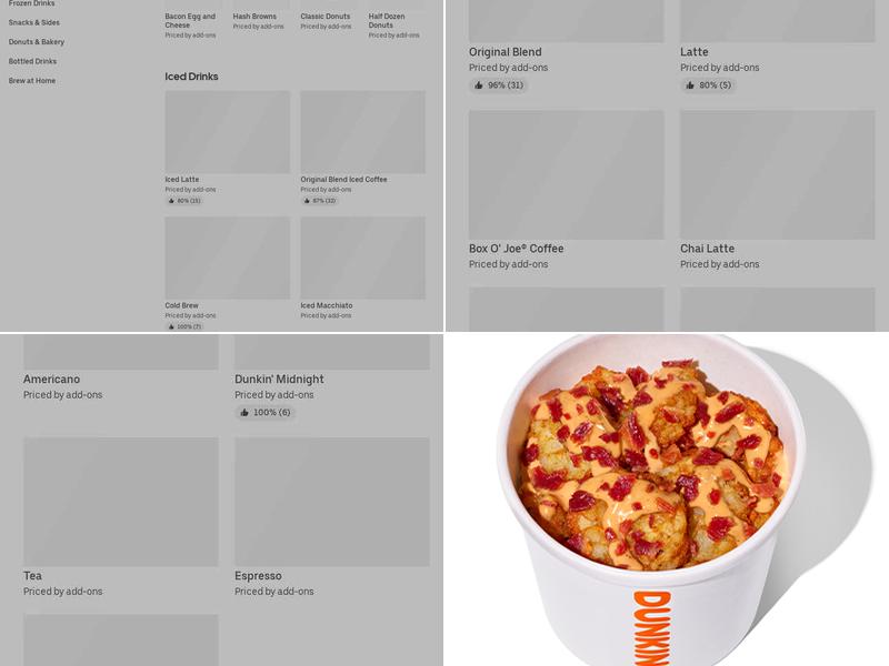 Dunkin' Menu