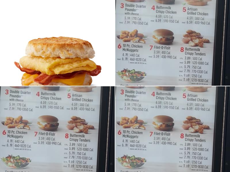 McDonald's Menu