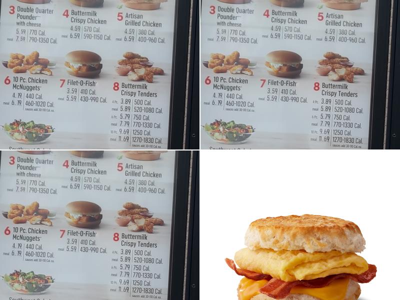 McDonald's Menu