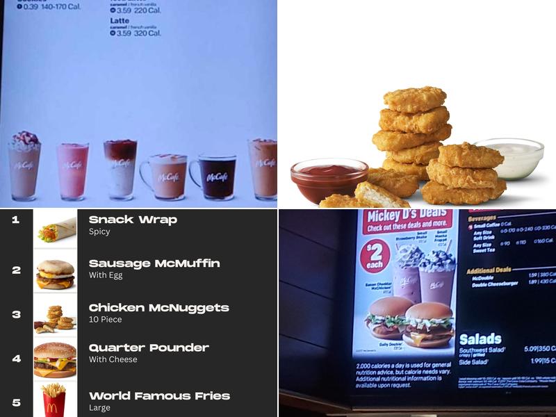McDonald's Menu