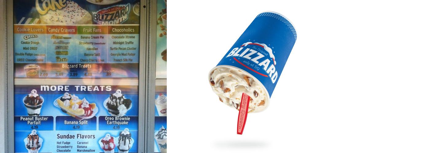 Dairy Queen (Treat) Menu