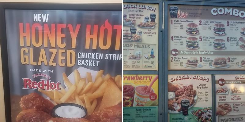 Dairy Queen Menu