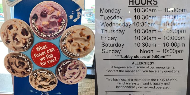 Dairy Queen Grill & Chill Menu