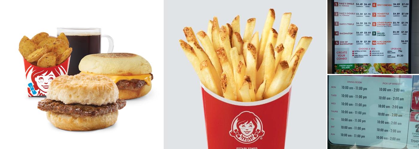 Wendy's Menu