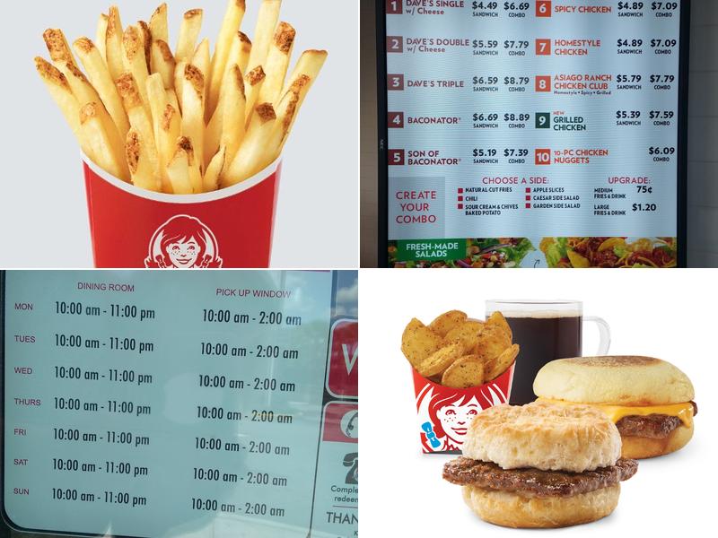 Wendy's Menu