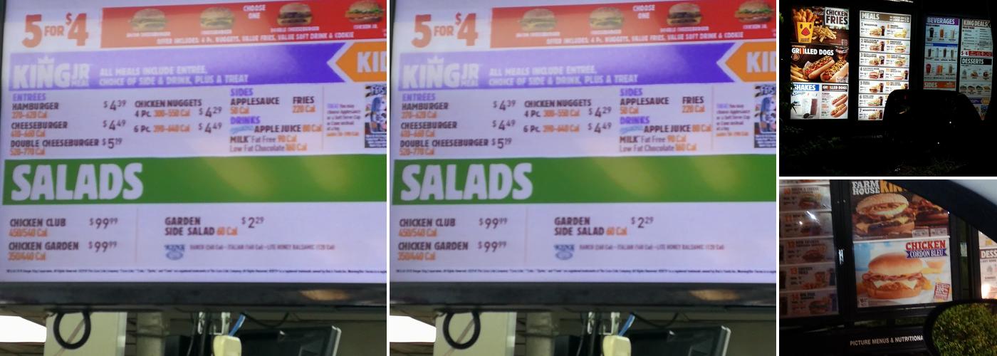 Burger King Menu