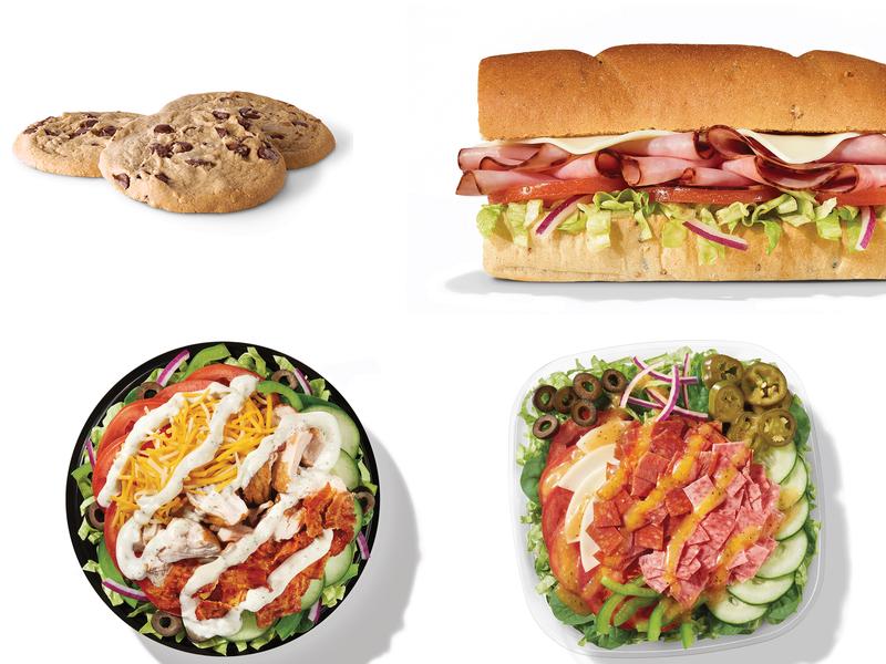 Subway Menu