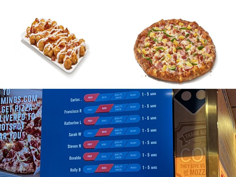 Domino's Pizza Menu