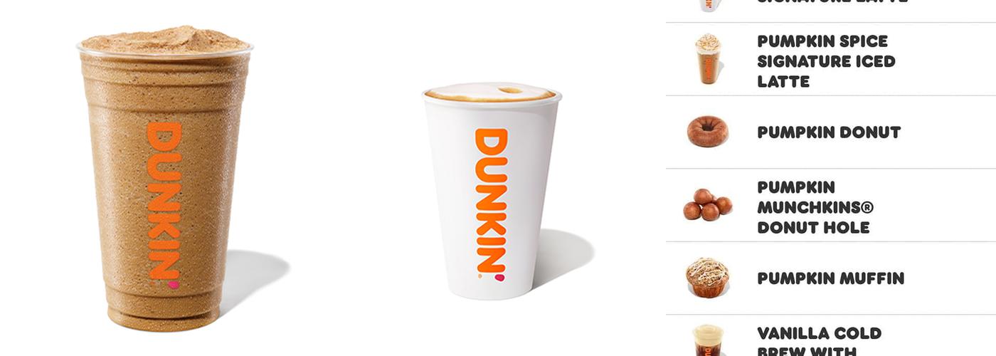 Dunkin' Menu