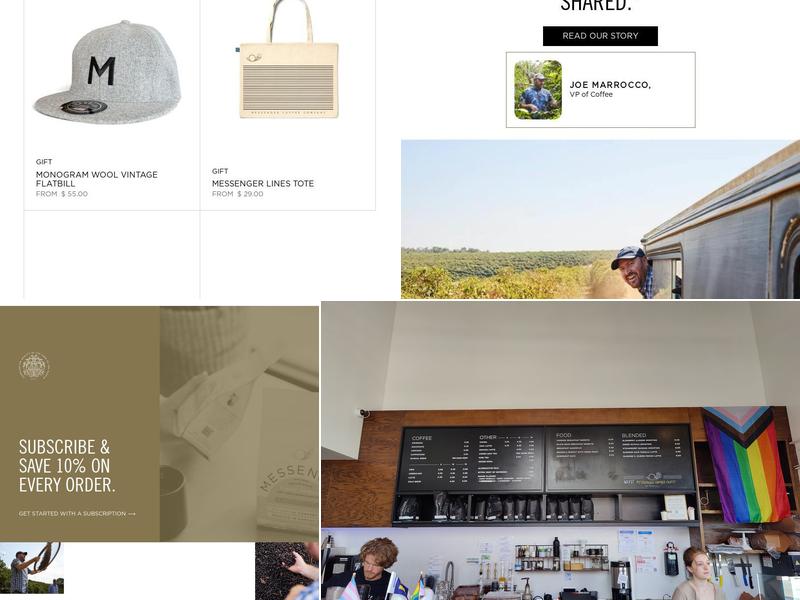 Messenger Coffee Co. Menu