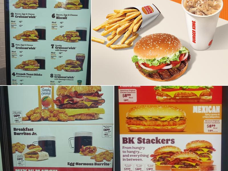 Burger King Menu