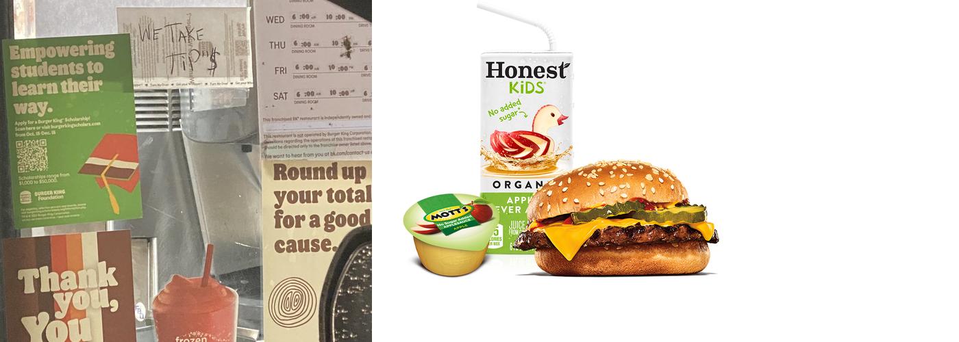 Burger King Menu