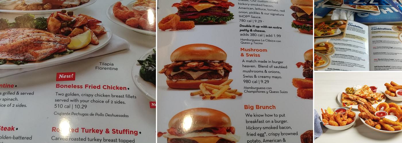 IHOP Menu
