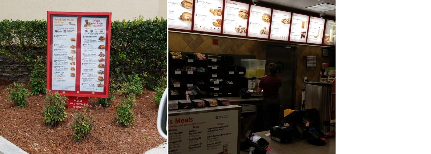 Chick-fil-A Menu